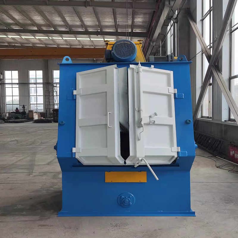 Q3210 crawler shot blasting machine ၏ စမ်းသပ်လည်ပတ်မှု