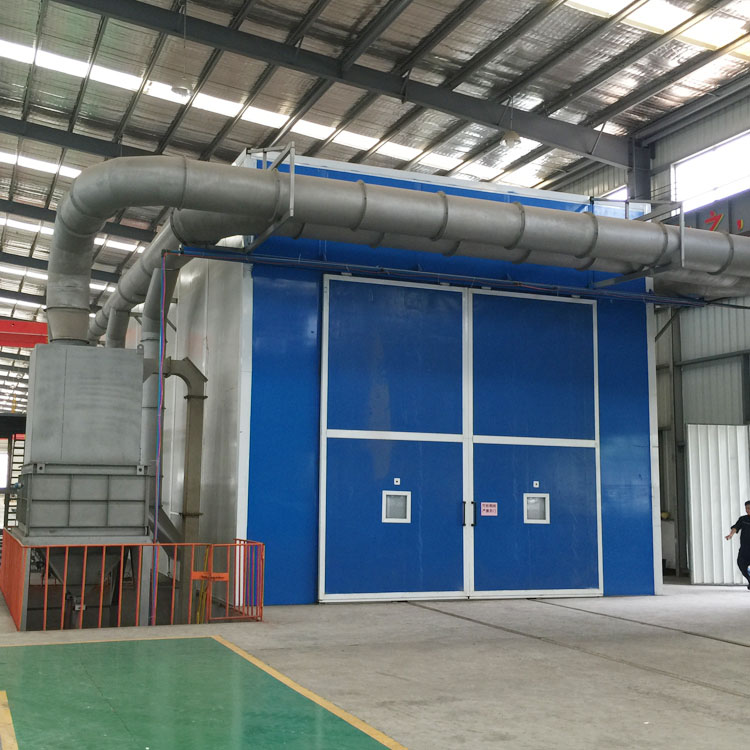 ကွန်တိန်နာသန့်ရှင်းရေးအတွက် Sandblasting Room